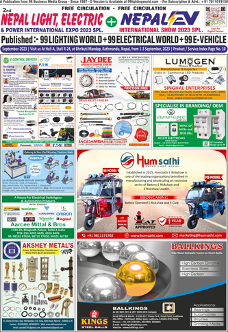 Digital Issue - Nepal Electric Light & EV Show 2023.