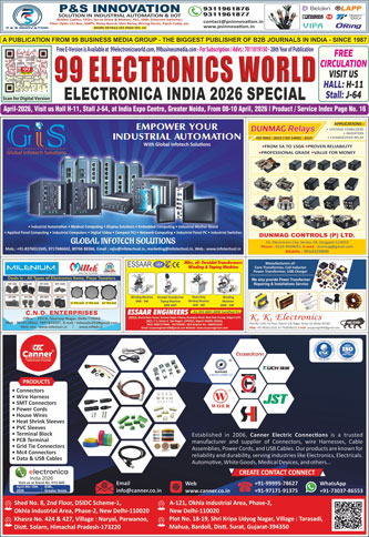 Digital Issue - Electronica India 2026, Greater Noida