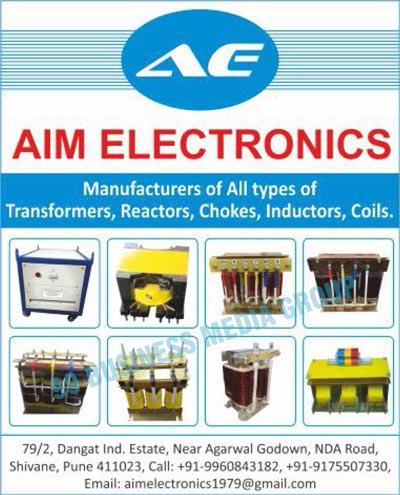 Transformers, Reactors, Chokes, Inductors, Coils, Control Transformers, Isolation Transformers, Line Chokes, Magnetic Coils, Special Purpose Transformers