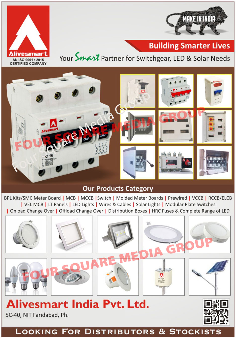 BPL Kits, SMC Meter Boards, MCB, MCCB, Switches, Molded Meter Boards, Prewired, VCCB, RCCB, ELCB, VEL MCB, LT Panels, Led Lights, Wires, Cables, Solar Lights, Modular Plate Switches, Onload Change Over, Distribution Boxes, HRC Fuses, Switchgears