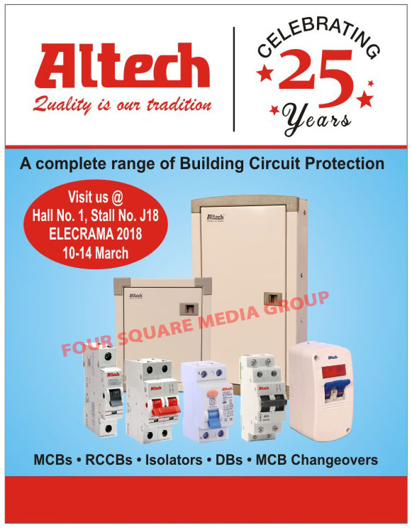 Building Circuit Protection, MCB, RCCB, Isolators, DBs, MCB Changeover