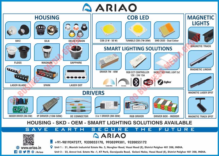 Led Indoor Lights, Led Outdoor Lights, SKDs, Lighting Accessories, Push Fit Connectors, Springs, Cable Glands, DC Connector Drivers, CKDs, Led Housings, Rayz Led Housings, Silk Led Housings, Delta Fusion Led Housings, Floss Led Housings, Magnum Led Housings, Lean Led Housings, Sapphire Led Housings, Pulse Led Housings, Spark Led Housings, Laser Blade Led Housings, Laser Dot Led Housings, Backlit SKD Panel Led Housings, Led Lights, COB Lights, Tunable COB Lights, SMD Dual Color Lights, SMD Connectors, Indoor Drivers, IP Drivers, Smart CCT Drivers, RGB Drivers, RGB CCT Strip Controller Drivers, Magnetic Track Lights, Magnetic Linear Lights, Magnetic Laser Spot Lights, Magnetic Track Spot Lights, Driver Boxes, Led Light Housings, Led Drivers, Magnetic Lights, Led Housings, COB Leds, Backlit SKD Panel Lights, RGB CCT Controllers