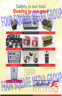 Transformers, Break Down Testers, Auto Transformer Panels, Tap Wound Current Transformers Resin Cast Current Transformers, Inductors, Line Chokes, Control Panels, Pin Type Transformers, Dimmer State, Servo Stabilizers, Ignition Transformers, Electroplating Rectifiers, Spot Welding Machines, Magnets, Magnet Coils, CVTs 