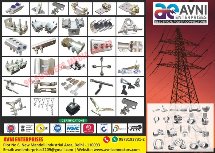 Electrical Power Connectors, Clamps, Pulling Rollers, Ab Cable Accessories, C Wedge Connectors, Circuit Breakers, Tee Clamps, PG Clamps, Electrical Clamps, Aluminium Clamps, Electrical Connectors, Hardware Fittings, Pole Line Hardwares, Aluminum Clamps, Dead End Clamps, Insulation Piercing Connectors, Isolators, Conductor Accessories, Substation Clamps, Substation Connectors, Transformer Parts, NFC Suspension Clamps, Transmission Line Hardware Fittings, Electrical Accessories, Bimetallic Clamps, Male Female Contacts, Bimetallic Connectors, Tube Clamps, Copper Jumpers, Trefoil Clamps, Aluminium PG Clamps, Come Along Clamps, Brass Clamps, Copper Lugs