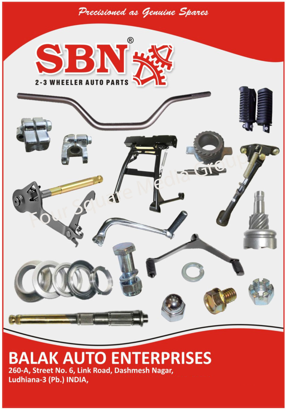 Two wheeler shop spare part