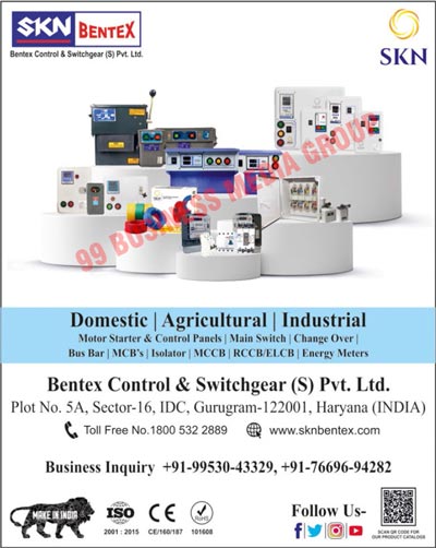 Motor Starters, Switchgears, MCBs, ELCBs, Ceiling Fans, Monoblock Pumps, KWH Meters, Control Panels, Main Switches, Bus Bars, MCCBs, RCCBs, Energy Meters, Change Overs