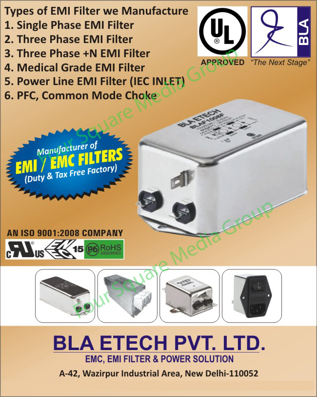 EMI Filter, Single Phase EMI Filter, Three Phase EMI Filter, Three Phase N EMI Filter, Medical Grade EMI Filter, Power Line EMI Filter, IEC INLET, PFC Mode Choke, Common Mode Choke, EMC Filter