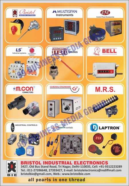 Industrial Electronic Products AC Drives, Controls, Switchgears, DC Drives, Servo Drives, Diodes, Relays, Relay Modules, Thimbles