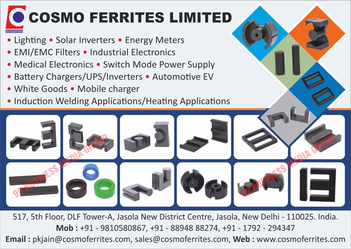 Ferrite Cores, E Cores, EFF EFD Cores, EP Cores, ET Cores, EIH Planar Cores, EEH Planar Cores, I Cores, Ring Toroid Cores, U Cores, POT Cores, PTS Cores, EI Cores, ROD Cores, UR Cores, PM Cores, PQ Cores, UT Cores