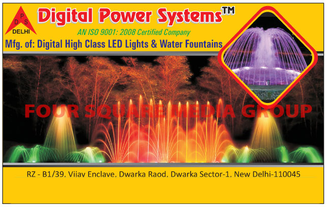 Digital Led Lights, Water Fountains Lights