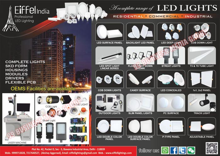 Led Lights, Residential Lights, Commercial Lights, Industrial Lights, Plastic Down Lighters, MCPCB Down Lights, Down Light Accessories, Flexible PCB with Led Mounted, Bare PCB with Led Mounted, Surface Lights, COB Lights, Street Lights, Flood Lights, T5 Square Tube Lights, Deep Lights, Isolated Drivers, SKD Form Lights, Led Light Housings, Led Light Modules, PVC Tapes, Round Slim Panels, Slim Panels, Square Slim Panels, Square Surface Mount Lights, Surface Mount Lights, Round Surface Mount Lights, Ultra Trim Square Surface Mount Lights, Ultra Trim Round Surface Mount Lights, Led Panels, Led Panel Lights, Led Driver Boxes, Backlight Led Panels, Residential Led Lights, Commercial Led Lights, Industrial Led Lights, Led Surface Panels, Led Deep Lights, COB Down Lights, Led Linear Series Spot Lights, Down Chowk Flood Lights, Streat Lights, T5 Tube Lights, T8 Tube Lights, Candy Surface Lights, Led Concealed Lights, Outdoor Lights, Slim Panel Lights, PC Surface Lights, Track Lights, Led Double Color Panels, Led Double Color Surface Panels, P-Type Panels, Adjustable Panels