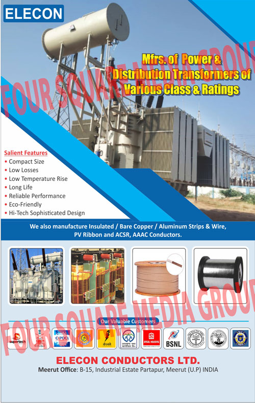 Power Transformers, Distribution Transformers, Transformers, ACSR Conductors, Conductors, Aaac Conductors, Battery Chargers, Heating Chambers, Copper Bus Bar, Bare Wires, Insulated Alu Strips Wires, Insulated Aluminium Strip Wires, Fiber Glass Covered Cu Wires, Fibre Glass Covered Cu Wires
