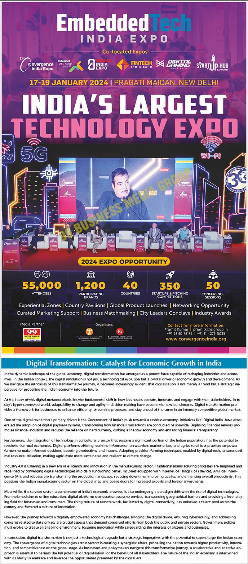 EmbeddedTech India Expo Exhibitions