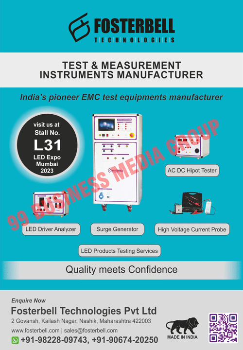 Test Instruments, Measurment Instruments, Test Equipments, AC DC Hipot Testers, Led Driver Analyzers, Surge Generators, High Voltage Current Probes, Led Product Testing Services