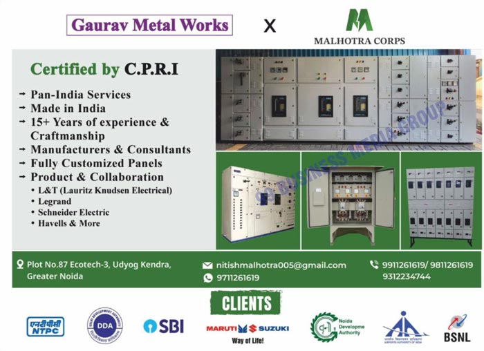 Electrical Panels, Electric Control Panels, Electric Components, Cable Trays, Feeder Boxes