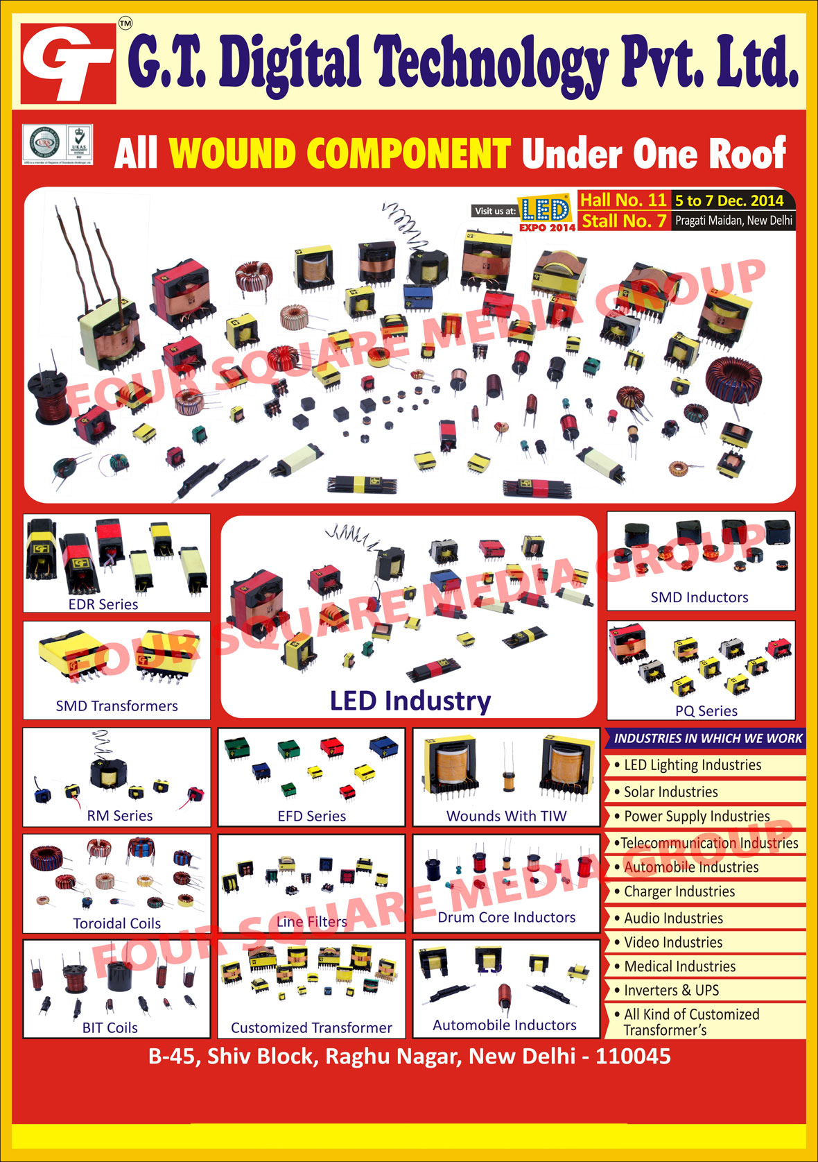 Wound Components EDR Series, SMD Transformers, Wound Components RM Series, Toroidal Coils, BIT Coils, Wound Components EFD Series, Line Filters, Customized Transformers, Drum Core Inductors, Automotive Inductors, SMD Inductors, Wound Components PQ Series,Led Lighting Ferrite Transformers, Solar Lighting Ferrite Transformers, CFL Ferrite Transformers, Ballast Ferrite Transformers, Inductors, Transformer