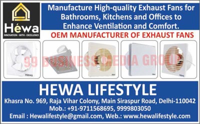 Exhaust Fans, Bathroom Exhaust Fans, Kitchen Exhaust Fans, Office Exhaust Fans