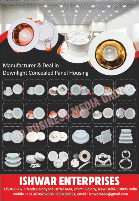 Downlight Concealed Panel Housings