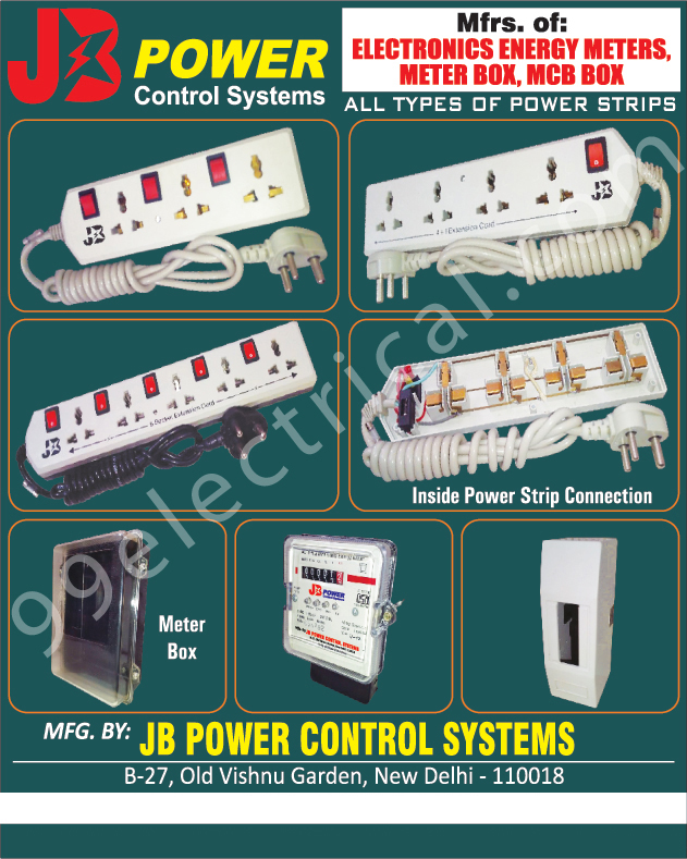 Electronic Energy Meters, Electronic Meter Boxes, MCB Boxes, Power Strips, Meter Boxes, Inside Power Strip Connectors,Electrical Items, Electric Meter, Meter, Power Extension Boards, Extension Board