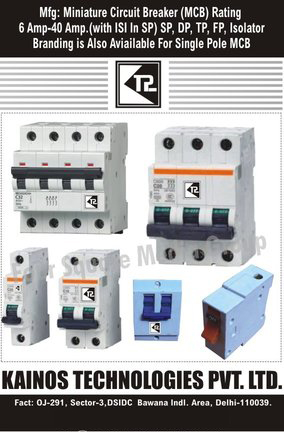 MCB, Miniature Circuit Breakers