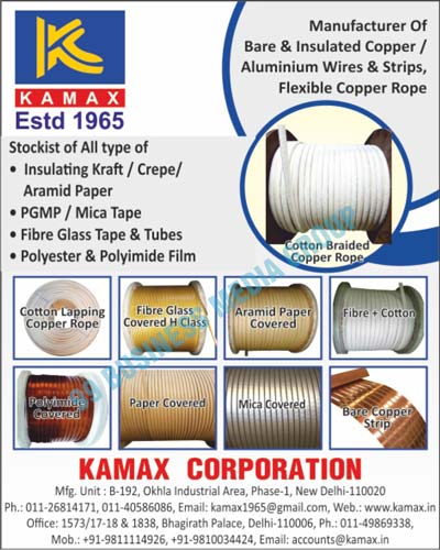 Bares, Insulated Coppers, Aluminium Wires, Strips, Flexible Copper Ropes, Insulating Krafts, Crepes, Aramid Papers, PGMP, Mica Tapes, Fiber Tapes, Tubes, Polyesters, Polyimide Films, Cotton Lapping Copper Ropes, Fiber Glass Covered H Classes, Aramid Paper Covered, Fibers, Cottons, Polyimide Covereds, Paper Covered, Mica Covered, Bare Copper Strips