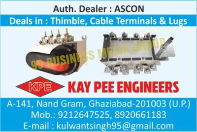 Thimble Terminals, Cable Terminals, Cable Lugs, Aluminium Terminal Glands