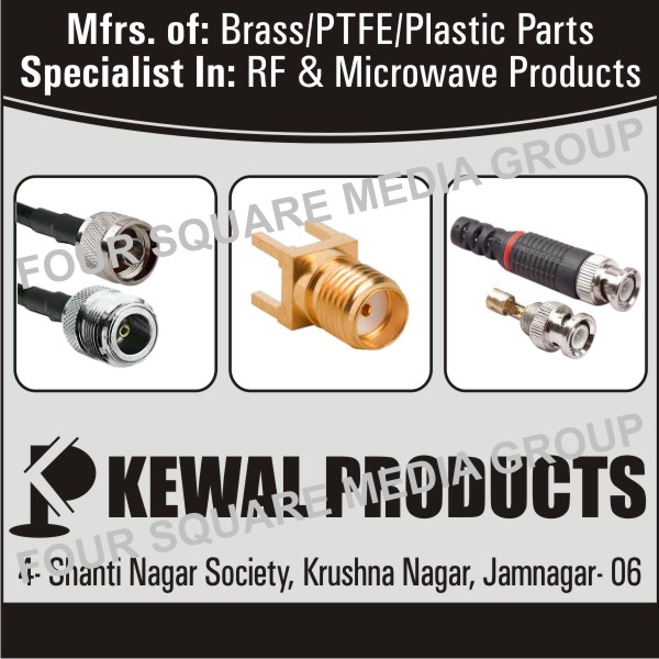 Brass Parts, PTFE Parts, Plastic Parts, Radio Frequency Products, Microwave Products