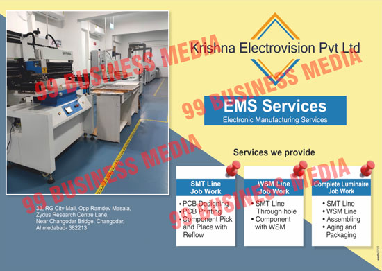 EMS Services, Electronic Manufacturing Services, SMT Line Job Work, WSM Line Job Work, Luminaire Job Work