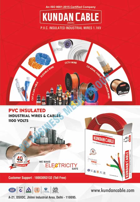 PVC Insulated Wires, PVC Insulated Cables, Volts, Lan Cables, Flexible Wires, CCTV Wires, Co-Axial Cables, Speaker Wires, CAT-6 Lan Wires