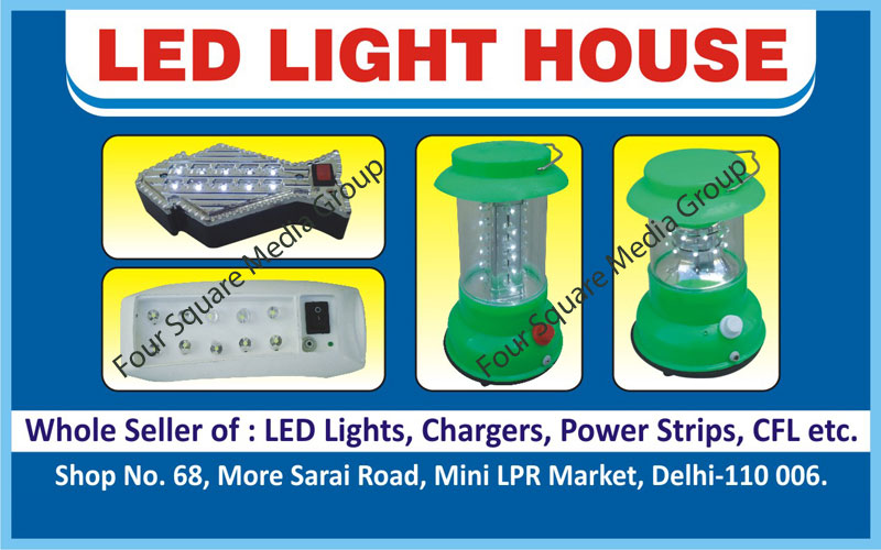 Led Lights, Led Chargers, Power Strips, Cfl Lights, Chargers