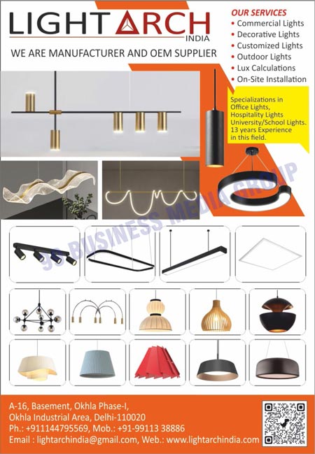 Led Lights, Commercial Lights, Decorative Lights, Customized Lights, Outdoor Lights, Office Lights, Hospital Lights, University Lights, School Lights