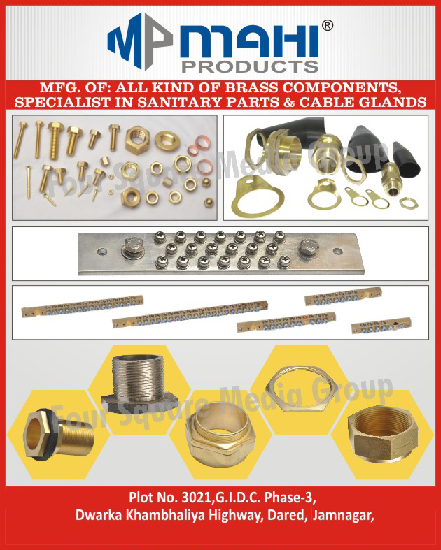 Brass Components, Brass Sanitary Parts, Brass Cable Glands