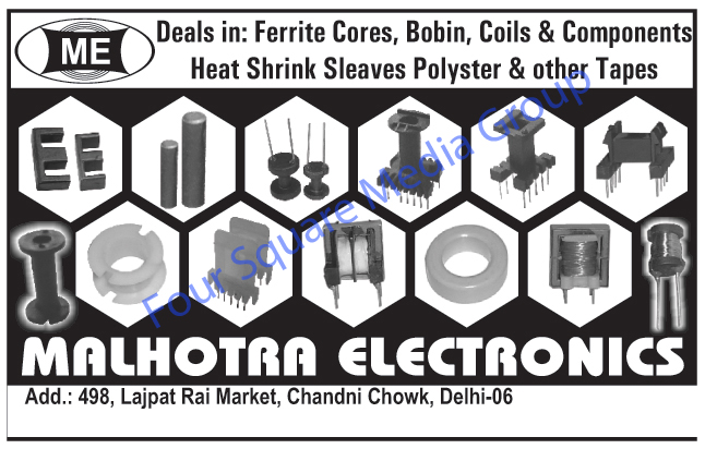Ferrite Cores, Bobbins, Coils, Heat Shrink Sleeves, Polyester Tapes, Electronic Tapes, Electronic Components,Cabinet Electric Choke, Electronic Choke Cabinet, Electronic Cabinet, Coils, Electronic Components, Capacitor, Converters, Tapes