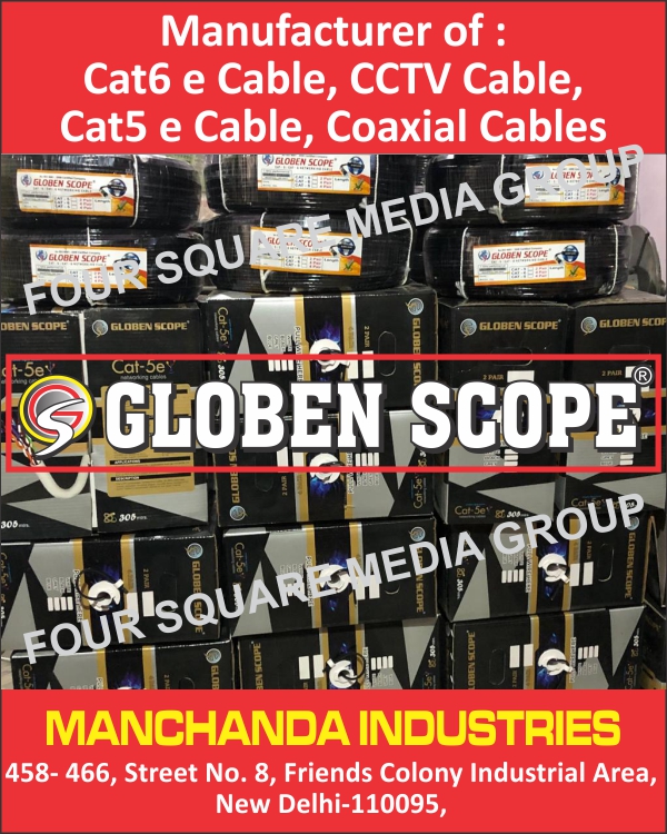 Cctv Cables, Coaxial Cables, Cat6 e Cables, Cat5 e Cables