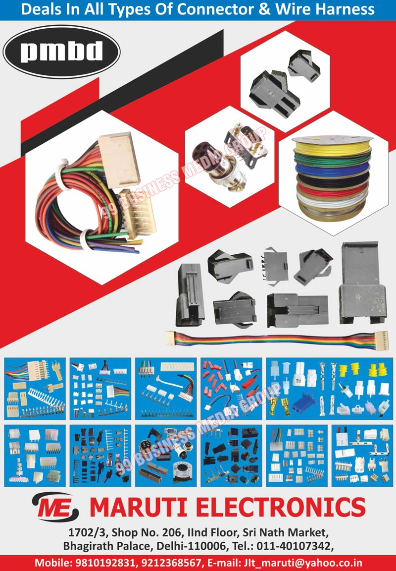 Connectors, Heat Shrink Tubes, Wire Harnesses, Sensor Connectors