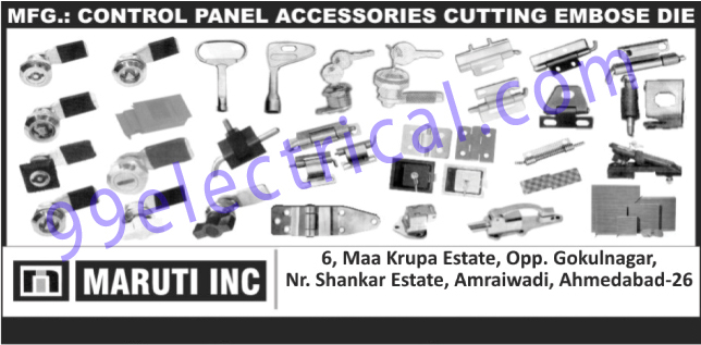 Control Panel Accessories, Cutting Emboss Dies