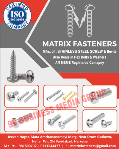 Stainless Steel Screws, Stainless Steel Revits, Hex Bolts, Hex Washers