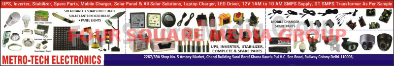 Led Lights, Led Bulbs, Panel Lights, Solar Panels, Solar Street Lights, Solar Lanterns, Solar Charge Controllers, Solar Home Light Systems, Power Supply, Solar Products, Dimmers, UPS, Inverters, Stabilizers, UPS Spare Parts, Inverter Spare Parts, Stabilizer Spare Parts, Mobile Charger Spare Parts, CCTV, Laptop Chargers, Led Drivers, SMPS Supply, DT SMPS Transformers, CFL Circuits, Industrial AC Fans, Industrial DC Fans, Rickshaw Charger Spare Parts, Led TV, Mobile Charger Accessories, Flood Lights, Street Lights, High Bay Lights, Solar Inverters, Power Bank Headphones, Solar Mobile Chargers, Voltmeters, Volt Meters, Transformers, Rotary Switches, Relays