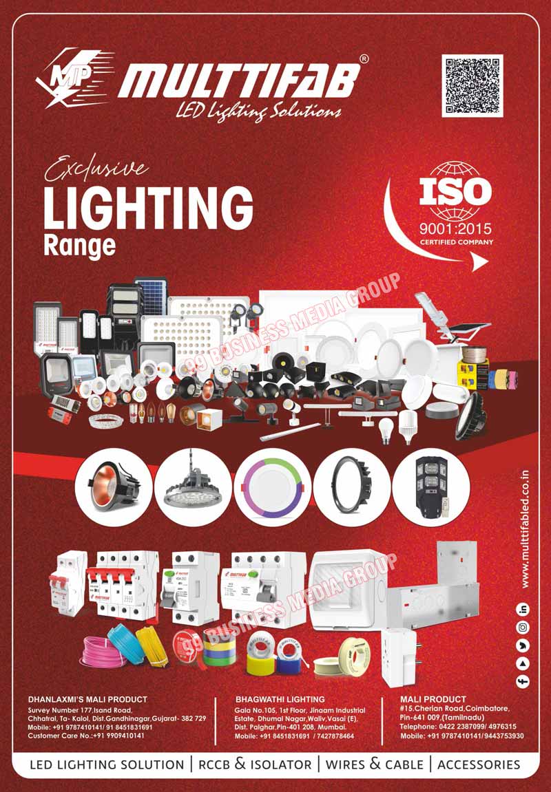 Led Lights, Led Tube Lights, Led Street Lights, Led Deep Lights, Led Flood Lights, Led Concealed Lights, Led Panel Lights, Led Strip Lights, MCBs, Electrical Accessories, Commercial Lights, Residental Lights, Industrial Lights, Conceal Lights