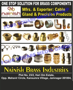 Cable Glands, Precision Products, Brass Components