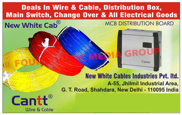 Wires, Cables, Distribution Box, Main Switch, Change Over Switches, Electrical Goods, MCB Distribution Boards, Multistrand Cables, Flexible Cables, Aluminium Twin Cables, Flat Cables, Sheathed Cables, Unsheathed Cables