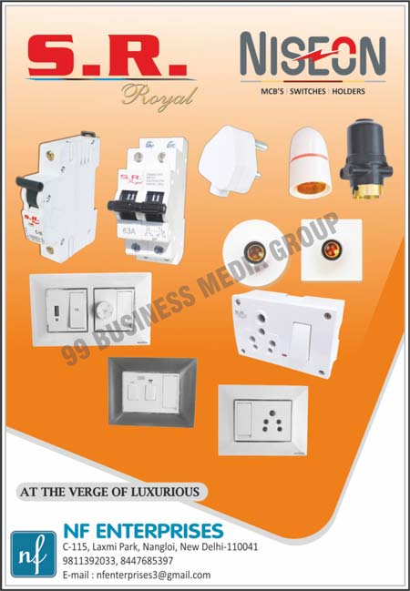 Electrical Accessories, MCBs, Switches, Holders
