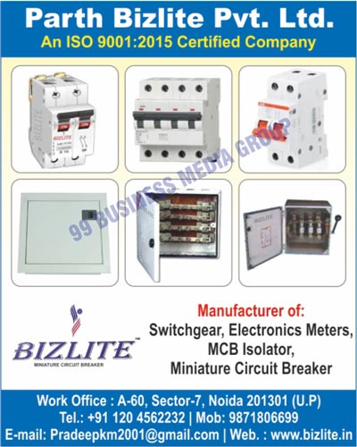 Switchgears, Electronics Meters, MCB Isolators, Miniature Circuit Breakers