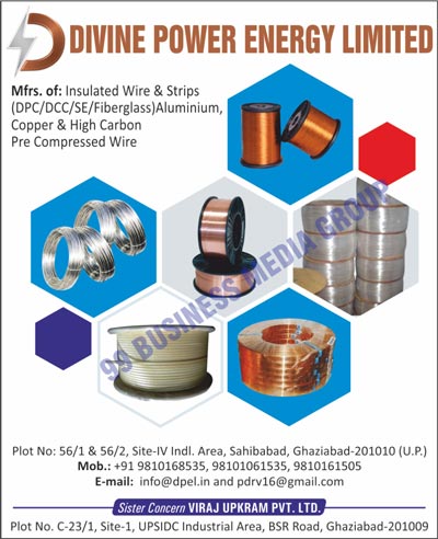 Insulated Wires, Insulated Strips, Insulated Aluminium Wires, Insulated Aluminium Strips, Insulated Copper Wires, Insulated Copper Strips, High Carbon Pre Compressed Wires, HCPC Wires, DPC Copper Wires, DPC Copper Strips, Double Paper Covered Copper Wires, Double Paper Covered Copper Strips, DPC Aluminium Wires, DPC Aluminium Strips, Double Paper Covered Aluminium Wires, Double Paper Covered Aluminium Strips, DCC Aluminium Wires, DCC Aluminium Strips, DCC Copper Wires, DCC Copper Strips, SE Copper Wires, SE Copper Strips, Fiberglass Strips
