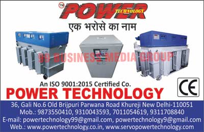 Servo Voltage Stabilizers, Automatic Voltage Stabilizers, Manual Voltage Stabilizers, Isolation Transformers, Auto Variable Transformers, Online UPS, Solar Lights, Inverters, HT AVR Transformers, LT AVR Transformers, Power Distribution Panels