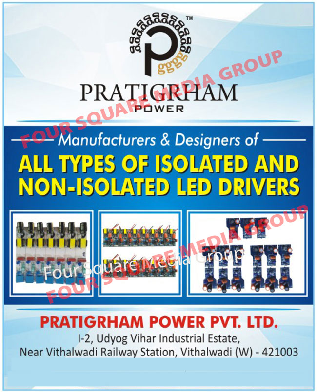 Isolated Led Drivers, Non Isolated Led Drivers, Led Drivers