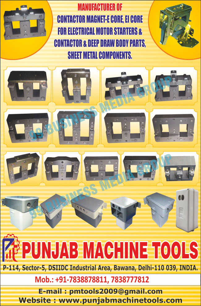 Electrical Sheet Metal Components, Bakelite Parts, Deep Draw Body Part Contactor Magnet E Cores, Two Pole E Cores, Two Poles EI Cores, Four Pole Contactors, DOL Starters, Automatic Starters, Electrical Motor Starters E Core Contactor Magnets, Sheet Metal Component Contactor Magnet E Cores, Contactor Magnet E Cores, Electrical Motor Starters Contactor Magnet E Cores, Electrical Motor Starters Contactor Magnet El Cores, Contactor Magnet El Cores, Deep Draw Body Part Contactor Magnet E1 Cores, Sheet Metal Component Contactor Magnet E1 Cores