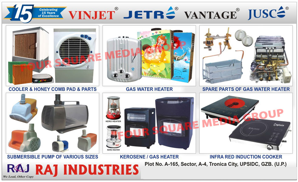 Cooler, Honey Comb Pads, Honey Comb Parts, Gas Water Heaters, Gas Water Heater Spare Parts, Submersible Pumps, Kerosene Heaters, Gas Heaters, Infra Red Induction Cookers