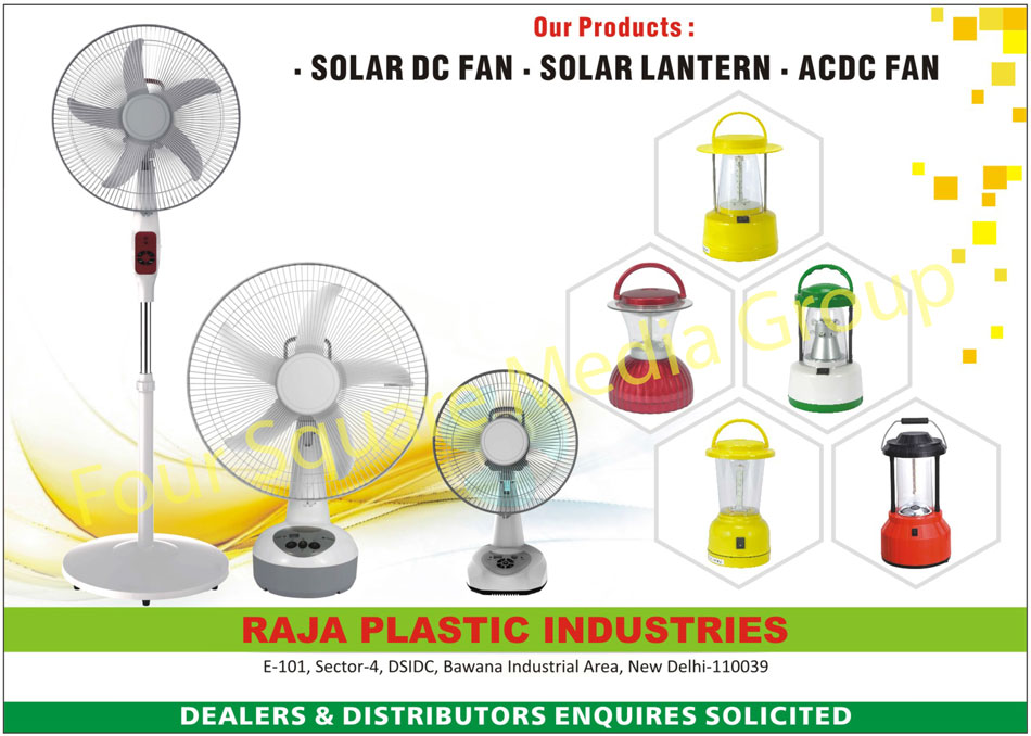 Solar DC Fans, Solar Lanterns, AC Fans, DC Fans