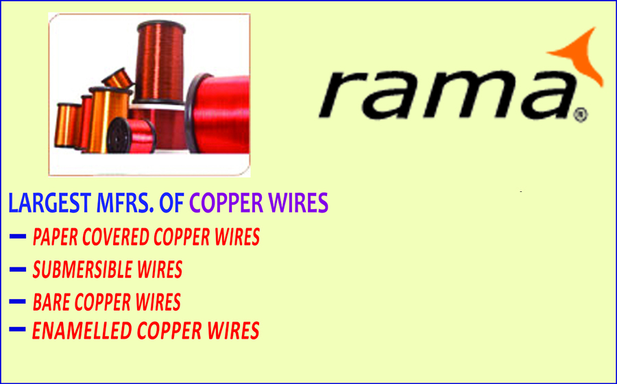 Copper Wires, Paper Covered Copper Wires, Submersible Wires, Bare Copper Wires, Enamelled Copper Wires